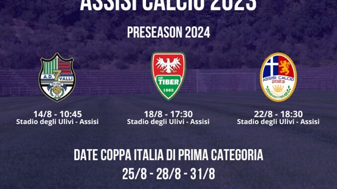 ASD Assisi Calcio 2023: Inizio Preparazione Stagionale