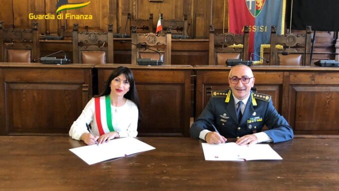 Assisi e Guardia di Finanza: Protocollo tutela delle risorse PNRR Assisi e Guardia di Finanza: Protocollo tutela delle risorse PNRR
