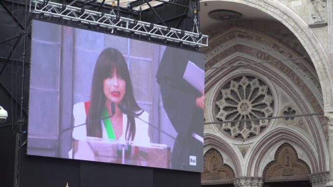 Stefania Proietti richiama pace e speranza alla Festa di San Francesco