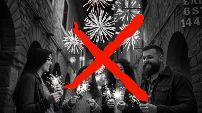 Capodanno ad Assisi: divieto fuochi, petardi e droni in centro storico