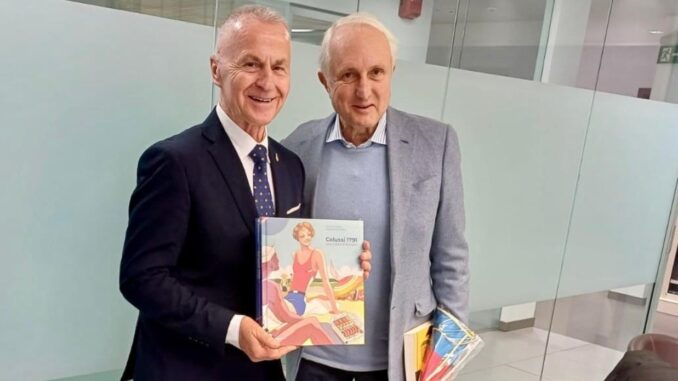 Colussi, il sindaco Stoppini in visita allo stabilimento Colussi, il sindaco Stoppini in visita allo stabilimento