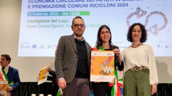 Assisi si distingue come Comune Riciclone 2024 in Umbria