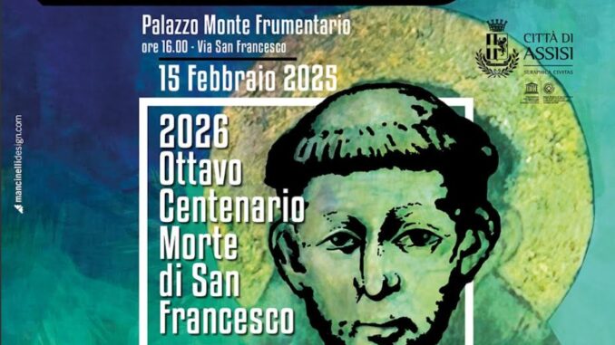 Incontro pubblico ad Assisi per il Centenario di San Francesco