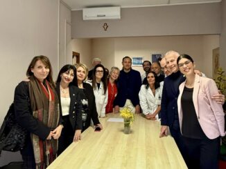 Ospedale di Assisi, visita di Stefania Proietti e Daniela Donetti