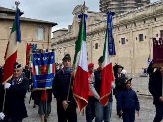 Assisi, ha celebrato il 25 Aprile. Minuto di silenzio per il Pontefice
