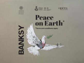 Banksy ad Assisi con “Peace on Earth”: arte e pace