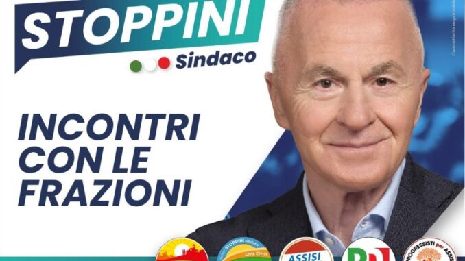 Elezioni Assisi, presentate le liste a sostegno di Valter Stoppini