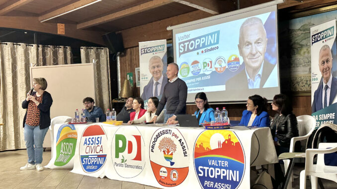 Stoppini accolto a Rivotorto: sala gremita per l’incontro