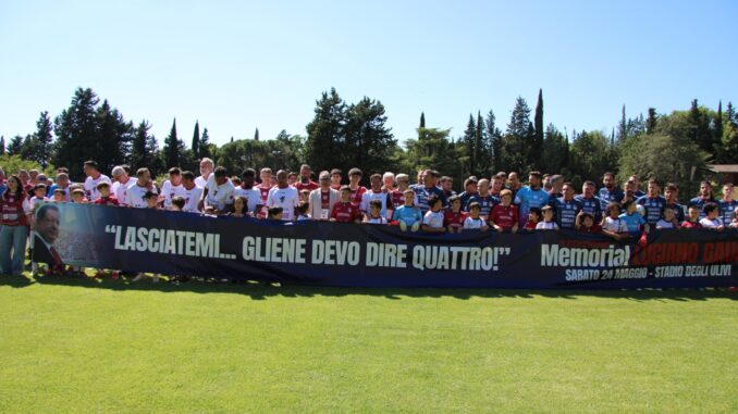 Memorial Gaucci, ex grifoni in campo ad Assisi