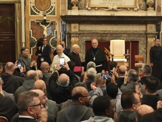 Papa Leone XIV riceve i frati minori conventuali