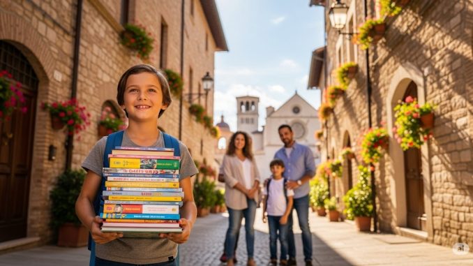 Assisi, sostegno famiglie: fondi per libri scolastici