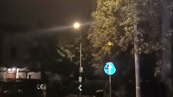 Illuminazione ripristinata in viale Umberto I ad Assisi