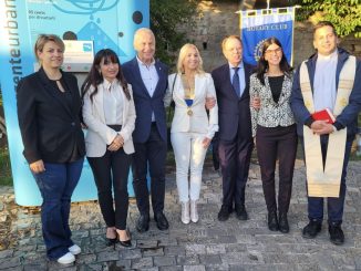 Inaugurata fonte acqua refrigerata vicino Basilica San Francesco ad Assisi