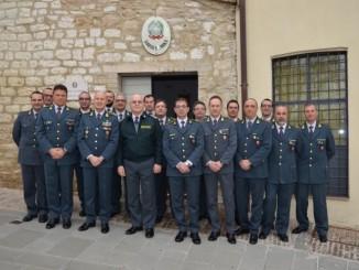 Generale Domenico Minervini in visita alla tenenza di Assisi Visita da parte del Comandante Interregionale dell’Italia Centrale della Guardia di Finanza