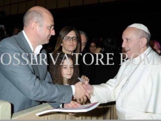 Notai cattolici da Papa Francesco insieme al vescovo di Assisi