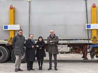 Prefabbricati Manini per Amazon: partito da Assisi l'ultimo carico di elementi