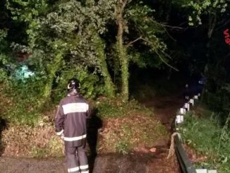 Frana in via San Benedetto di Assisi blocca la strada