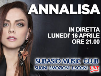 Subasio Music Club, 16 aprile ad Assisi arriva Annalisa