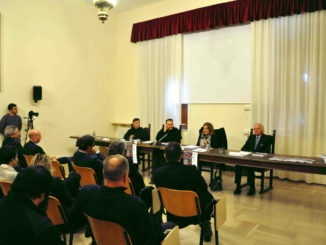 Inaugurazione mostra Terre Moti ad Assisi al Sacro Convento