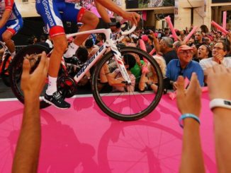 Carlo Migliosi, Giro d’Italia e il dialogo tra Israele e la Palestina
