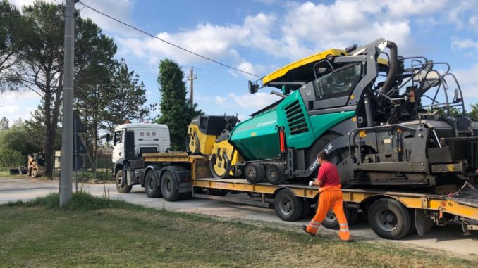 Rivotorto piano strade riqualificazione via di Bassano cominciati i lavori