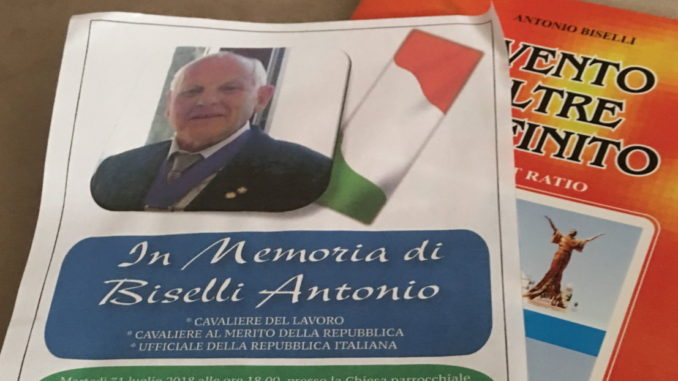 In tanti a Palazzo di Assisi per ricordare il Cavaliere Antonio Biselli