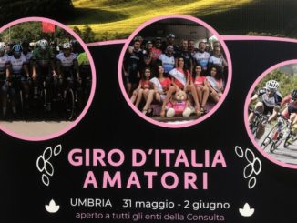 Il giro d’Italia amatori fa tappa ad Assisi, venerdì 31 maggio