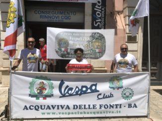 Il vespa Club Assisi arriva in Puglia ad Acquaviva delle Fonti