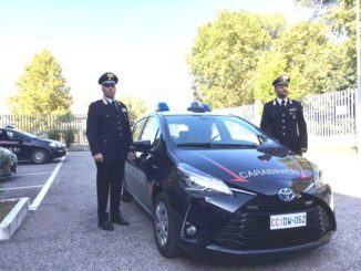 Carabinieri ecologici quelli di Assisi, viaggiano in auto ibrida ed elettrica