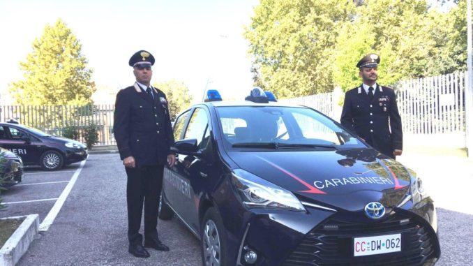 Carabinieri ecologici quelli di Assisi, viaggiano in auto ibrida ed elettrica