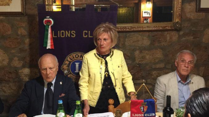 Lions Club Assisi, la nuova presidente ha presentato il programma 2019/20