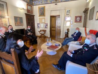 Assisi, Generale Carabinieri Antonio Pietro Marzo in visita in comune