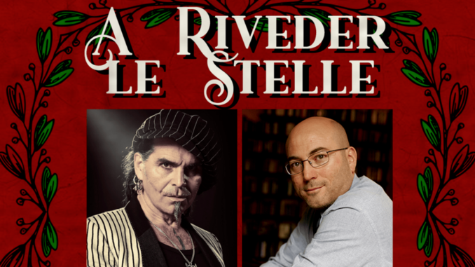 Al Teatro Lyrick con Aldo Cazzullo e Piero Pelù. Appuntamento in scena il primo dicembre “A riveder le stelle”