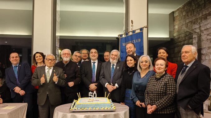 l Rotary Club di Assisi ha celebrato i suoi primi cinquant'anni di storia