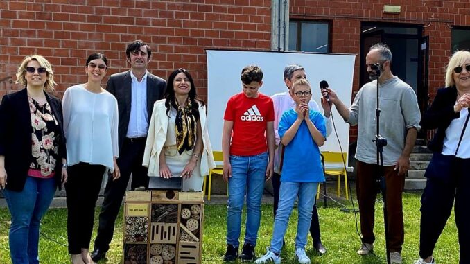 Scuola media di Petrignano di Assisi nuovi spazi all’aperto 