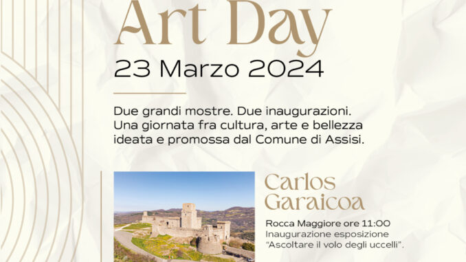 Assisi, Art Day con apertura di due mostre