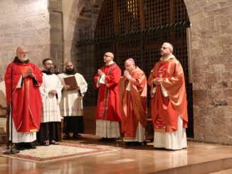 Celebrazione eucaristica dell’arcivescovo di Boston al Santuario della Spogliazione di Assisi