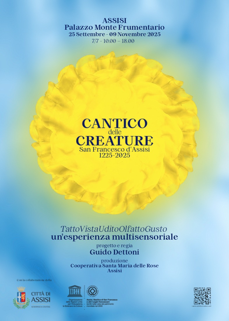 Guido Dettoni apre mostra multisensoriale sul Cantico