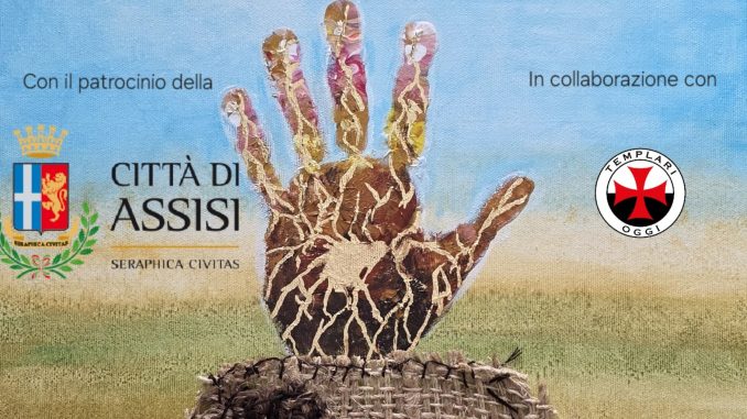 Ad Assisi la Eco-Bandiera della Pace lunga 130 metri Ad Assisi la Eco-Bandiera della Pace lunga 130 metri