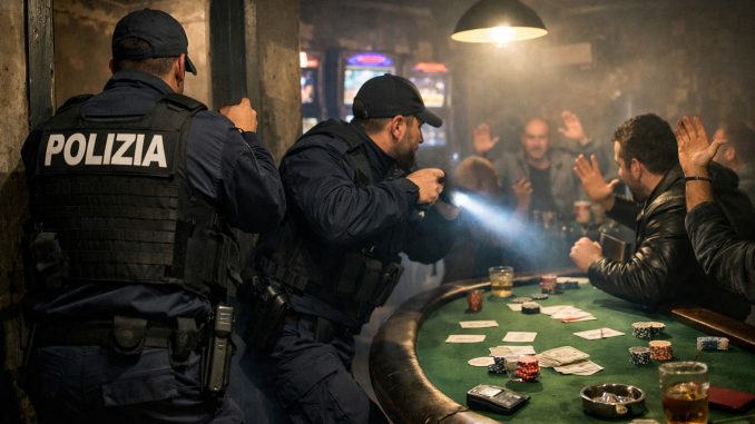 Operazione della Polizia di Stato ad Assisi: scoperta sala clandestina