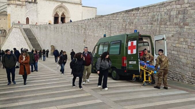 Soccorso sanitario Assisi: l'Esercito schiera medici e mezzi