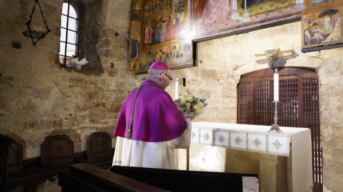 Pace al centro dell’appello del vescovo Accrocca ad Assisi