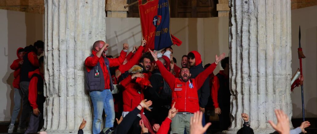 Assisi celebra la vittoria della Parte de Sotto al Calendimaggio