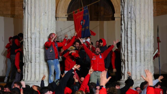 Assisi celebra la vittoria della Parte de Sotto al Calendimaggio