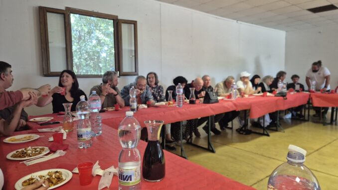 Circolo Peppino Impastato organizzato pranzo a Tordandrea