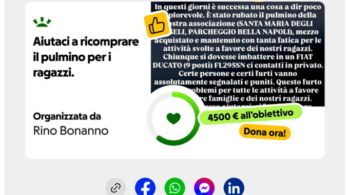 Solidarietà ad Assisi per il furto del bus dei bimbi fragili