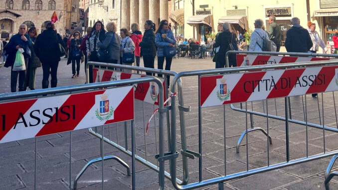 Viabilità Assisi stravolta nel centro storico per tre giorni